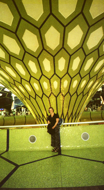 The funky Abu Dhabi airport, United Arab Emirates