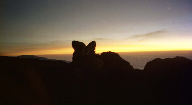 Dawn, just past Stella Point