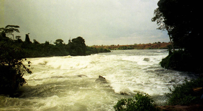 To raft here at the base of the grade 6 Itanda (the Bad Place)