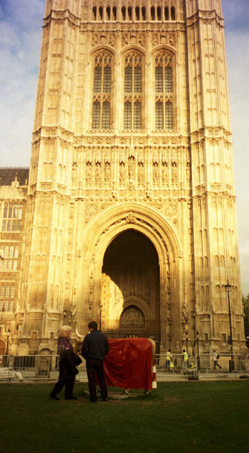 Dorene, Colin, and a travelling cow