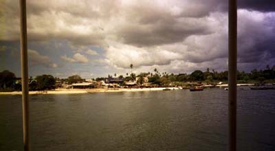 On the ferry to Zanzibar
