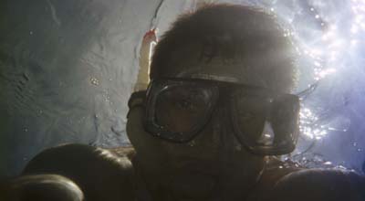 Underwater self-portrait