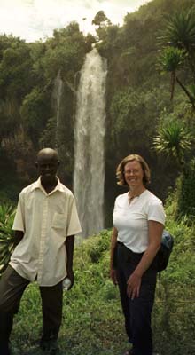 Laura and Peter, our guide